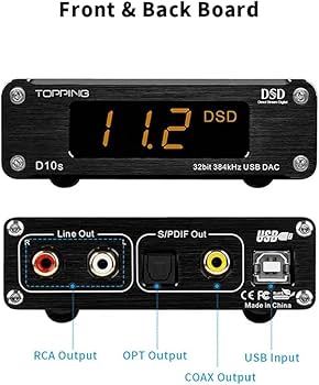 TOPPING D10s USB DAC ＋ オペアンプ２種類 TOPPING D10s USB DAC ＋ オペアンプ2種類の通販 by M HAL9's